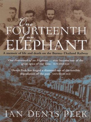 cover image of One Fourteenth of an Elephant